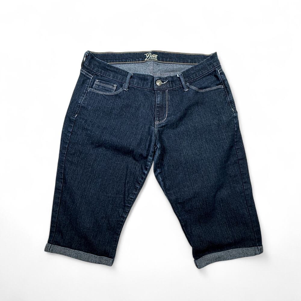 Old Navy The Diva Cuffed Capri Stretch Jeans Women's 10